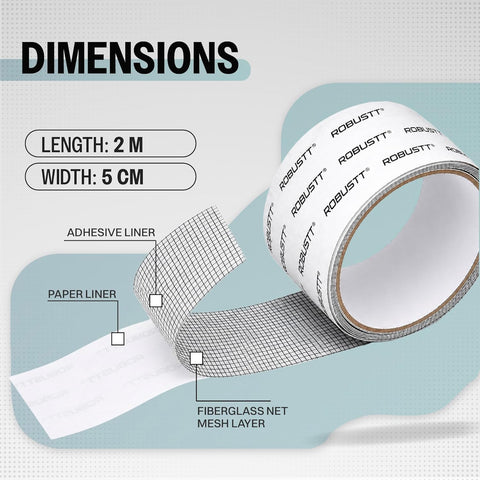 Window Screen Repair Mosquito Net Tape | Strong Adhesive Fiberglass Mesh Net Tape for Window Repair, Tents and Balcony | Mosquito Net Patch Tape for Torn and Damaged Screens