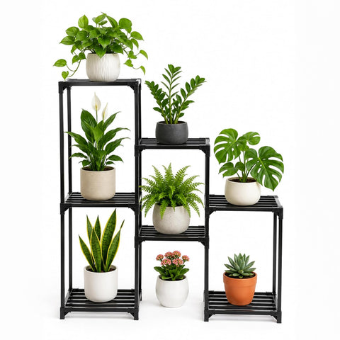 Heavy-Duty 7 Tier Metal Plant Stand