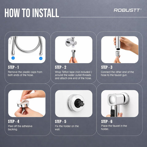 How to install Robustt faucet