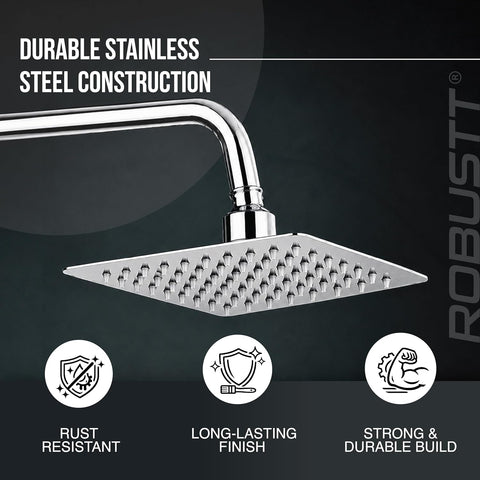 Robustt Durable stainless steel shower head