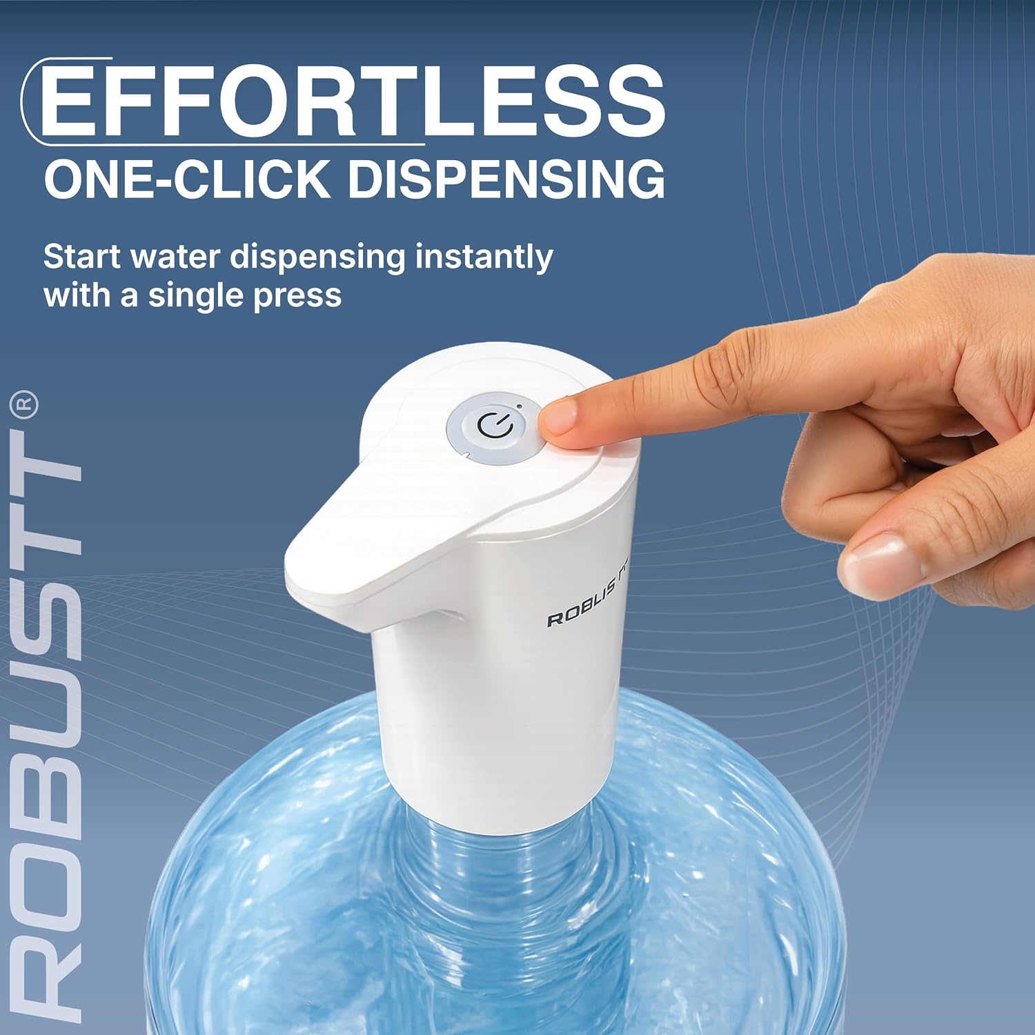 Robustt Electric water dispenser with one click dispensing