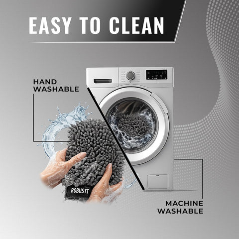 Easy to clean Microfiber Wash Mitt Glove