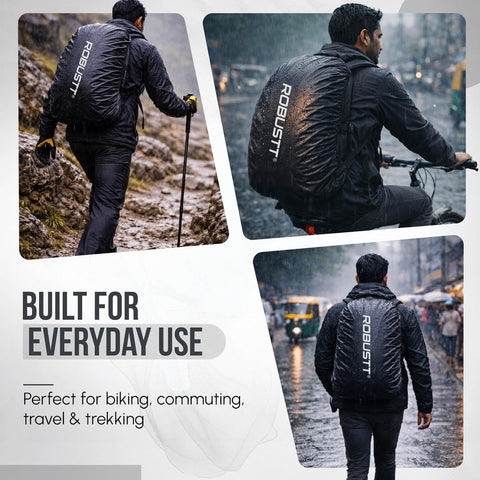 Bag Cover 65 lit perfect for biking, commuting, travel & trekking