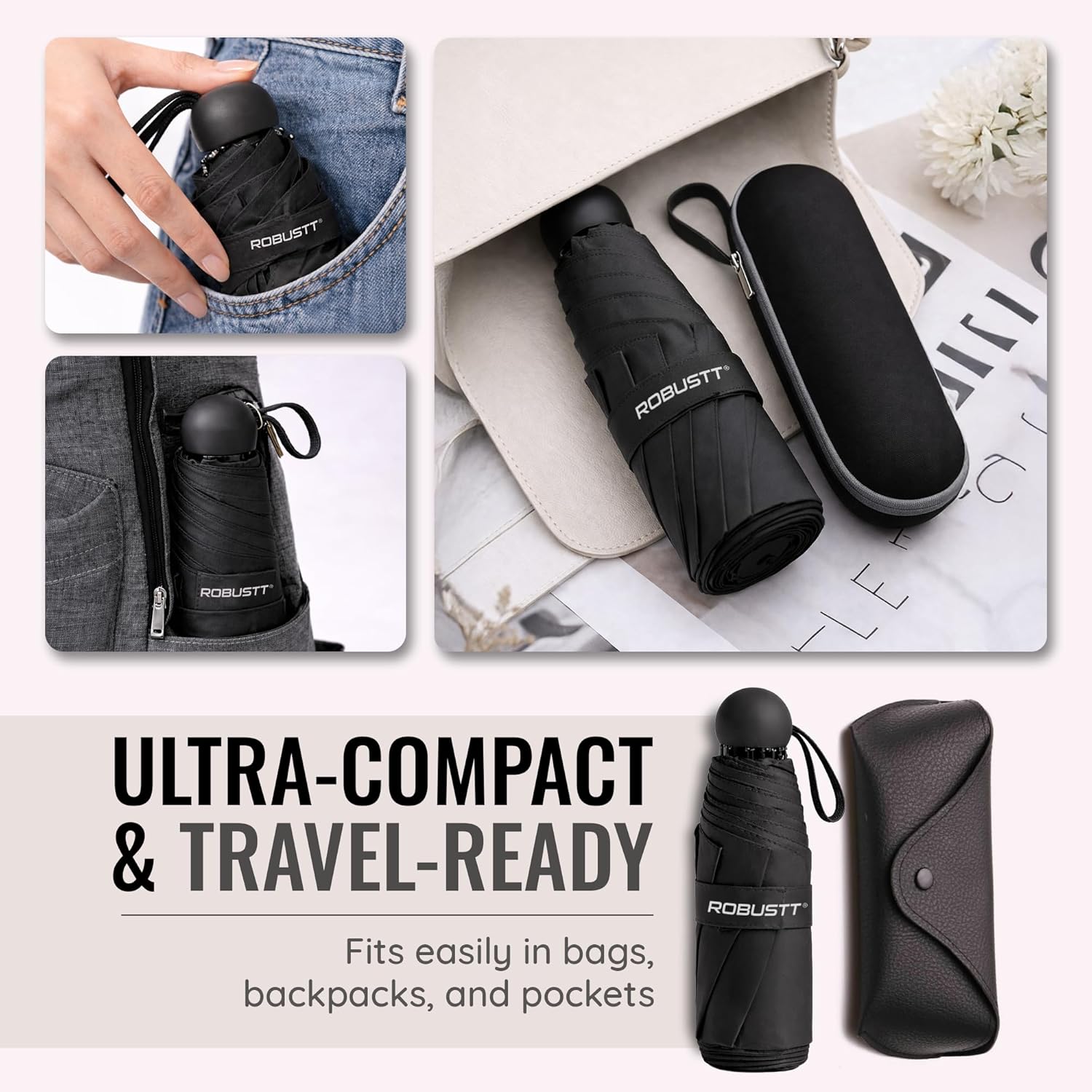 Travel friendly capsule raincoat