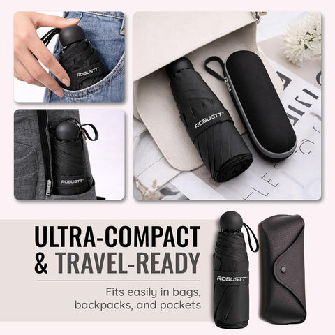 Travel friendly capsule raincoat