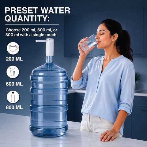 Robustt Smart electric wter dispenser with preset water quantity - 200l, 600ML & 800ML