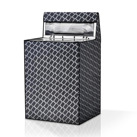 Waterproof Top Load Fully Automatic Printed Washing Machine Cover for 8 Kg, 8.5 Kg, 9 Kg, 9.5 Kg (63 x 63 x 93 cms)