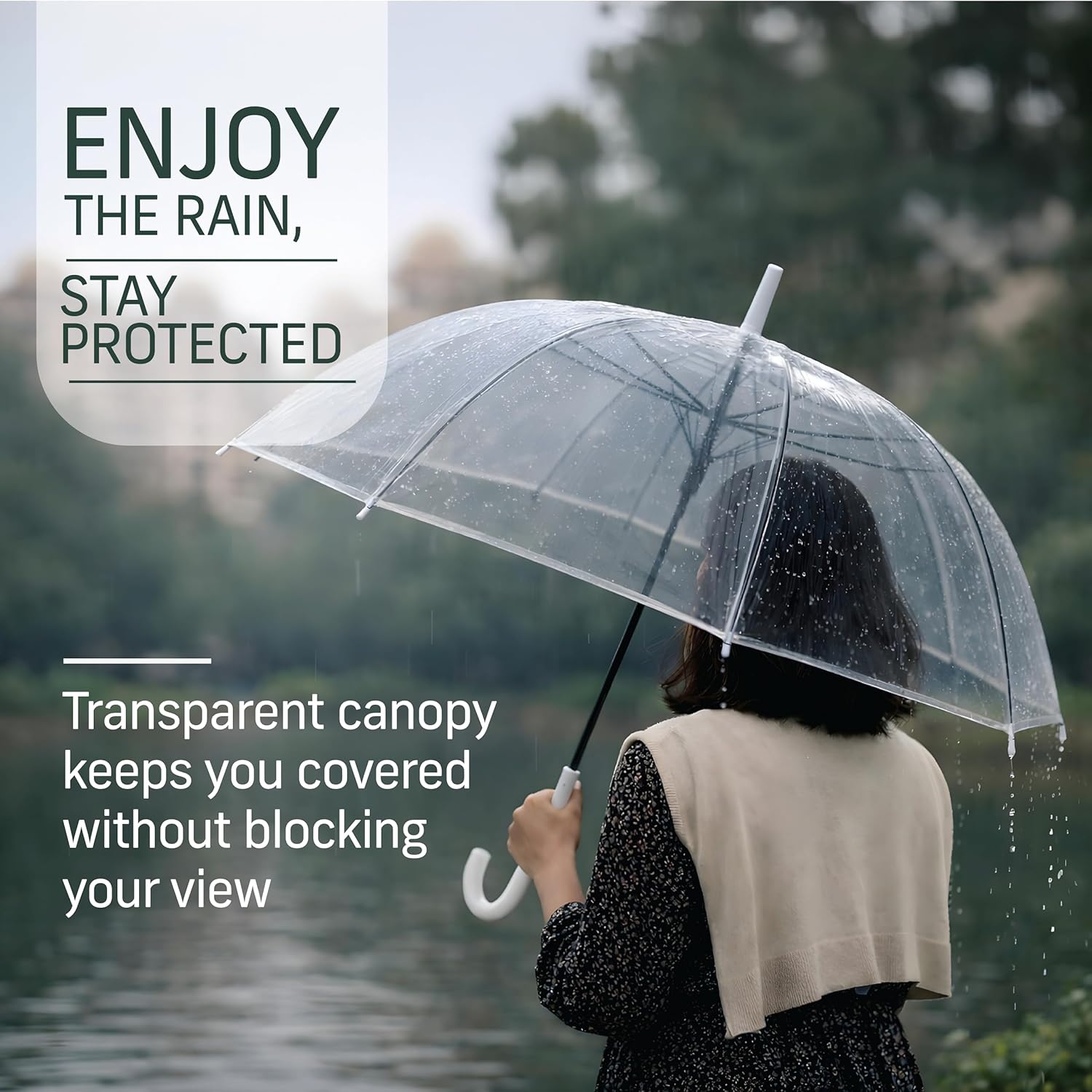 Transparent Big Size Umbrella