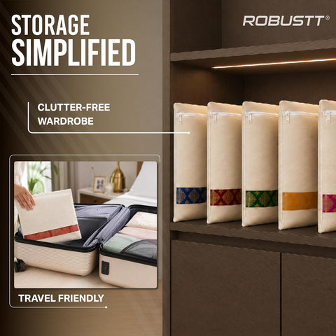 Simplify your storage wih Robustt Saree cover with 250GSM