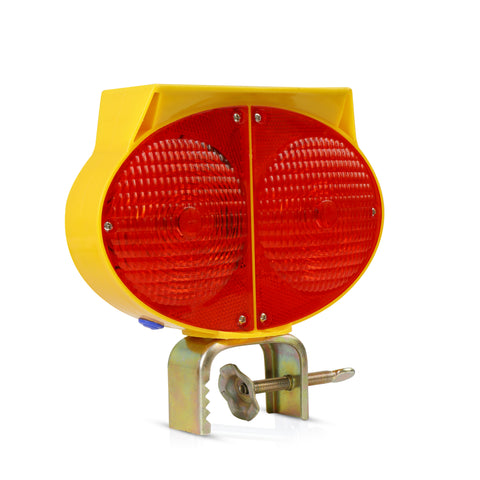 Robustt Owl Eye Automatic Sensor Solar Blinker Flash Warning Light - Red