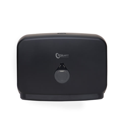 Robustt Wall-Mounted V/N/M Fold Paper Hand Towel Dispenser - Black