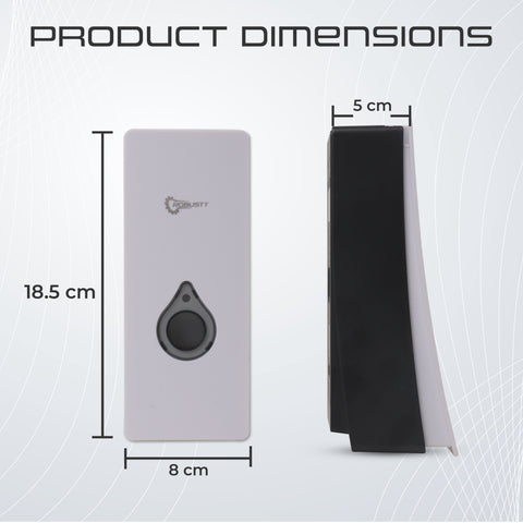 Robustt Manual Wall Mounted Liquid Soap Dispenser - White (200 ml)