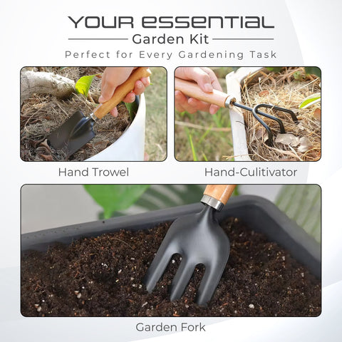 Robustt Transplanting Digging Weeding Planting Gardening Garden Tool Kits