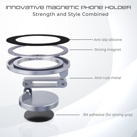 Robustt Magnetic Phone Holder (Circular)