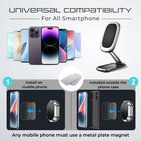 Robustt Magnetic Phone Holder Super Strong Grip (Square)
