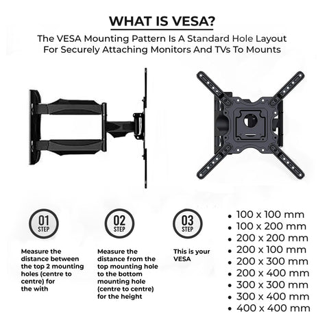 Robustt P4 Full Motion Cantilever TV Wall Mount