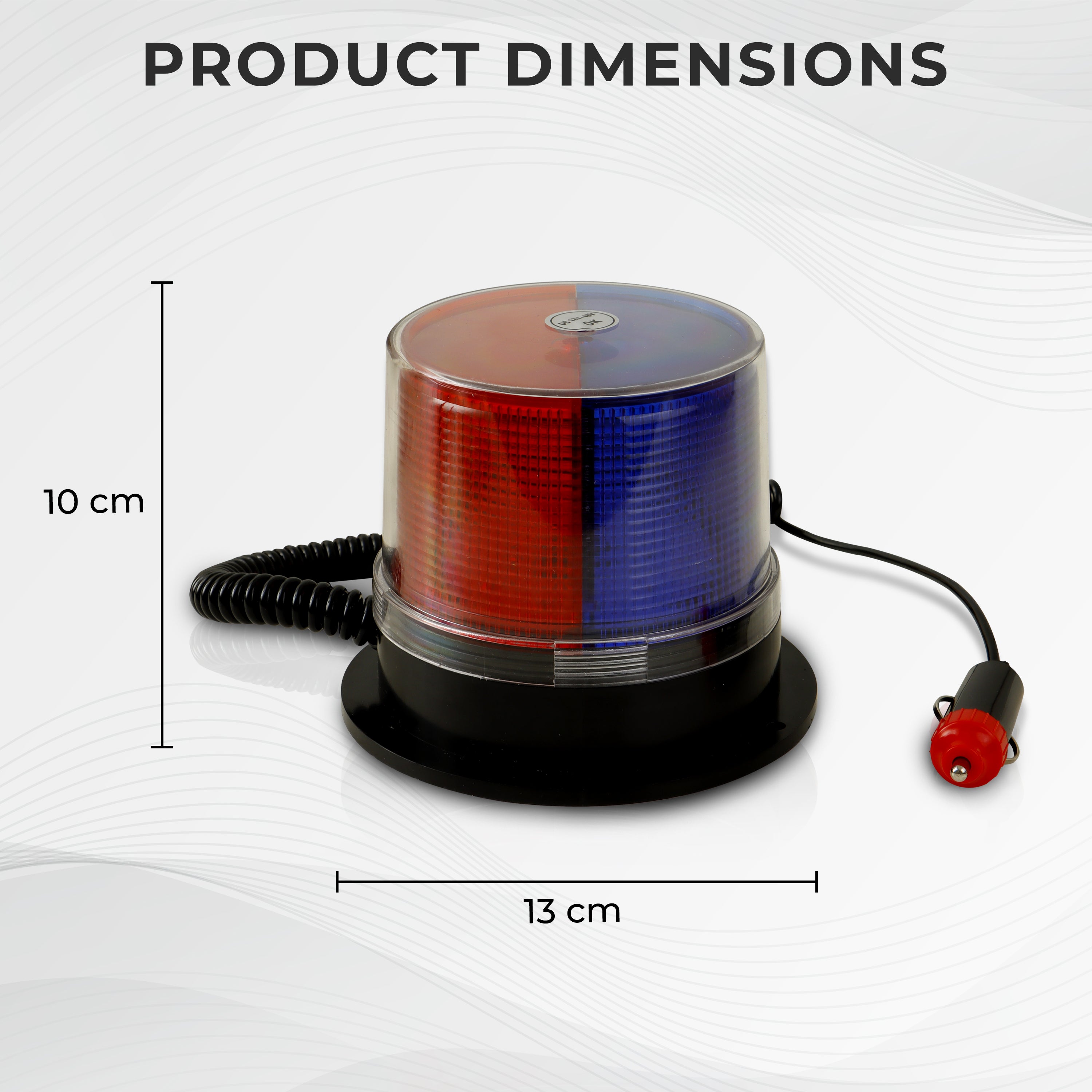 Emargency Rottating Light Buy Rechargeable Emergency Safety Light (Red & Blue) – Robustt