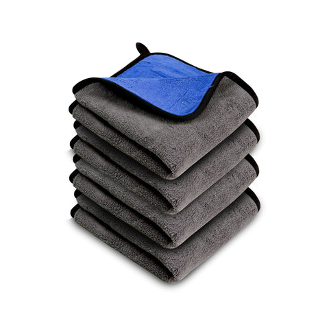 Robustt Multipurpose Microfiber Cleaning Towel Cloth (800 GSM, Blue)
