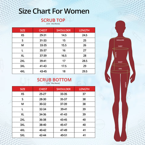 Robustt Classic Scrub Suit Sky Blue Set for Women