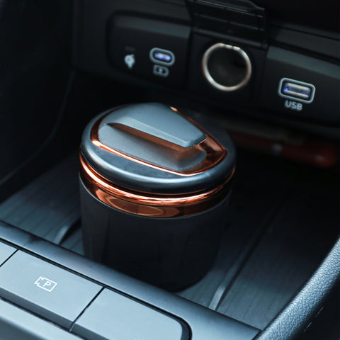 Robustt Car Ash Tray | ABS Material | LED Light Design |  Scratch Free & Fire Resistant | Easy To Clean | Perfect Car Ashtrays for Travel, RV, Outdoor, Home
