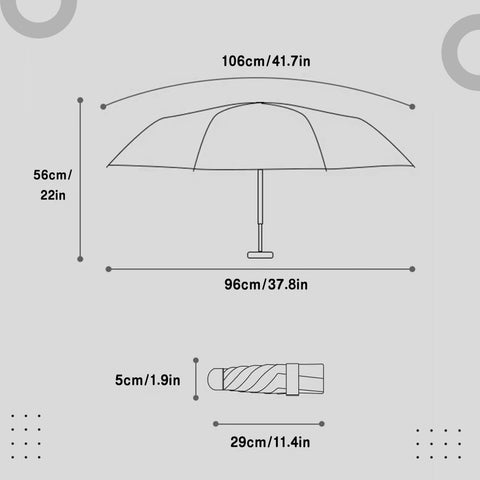 Robustt High Quality Umbrella | UPF 50 | 99% UV Blocking | Black, Navy, Red