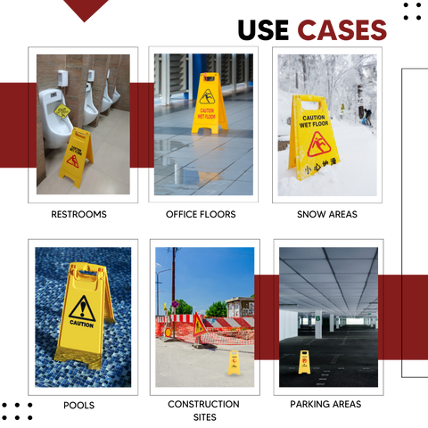 Robustt PP Material Caution No Parking Sign Board-UV Resistant,Two Side Floor Sign Board,Size - 62 X 30 cm