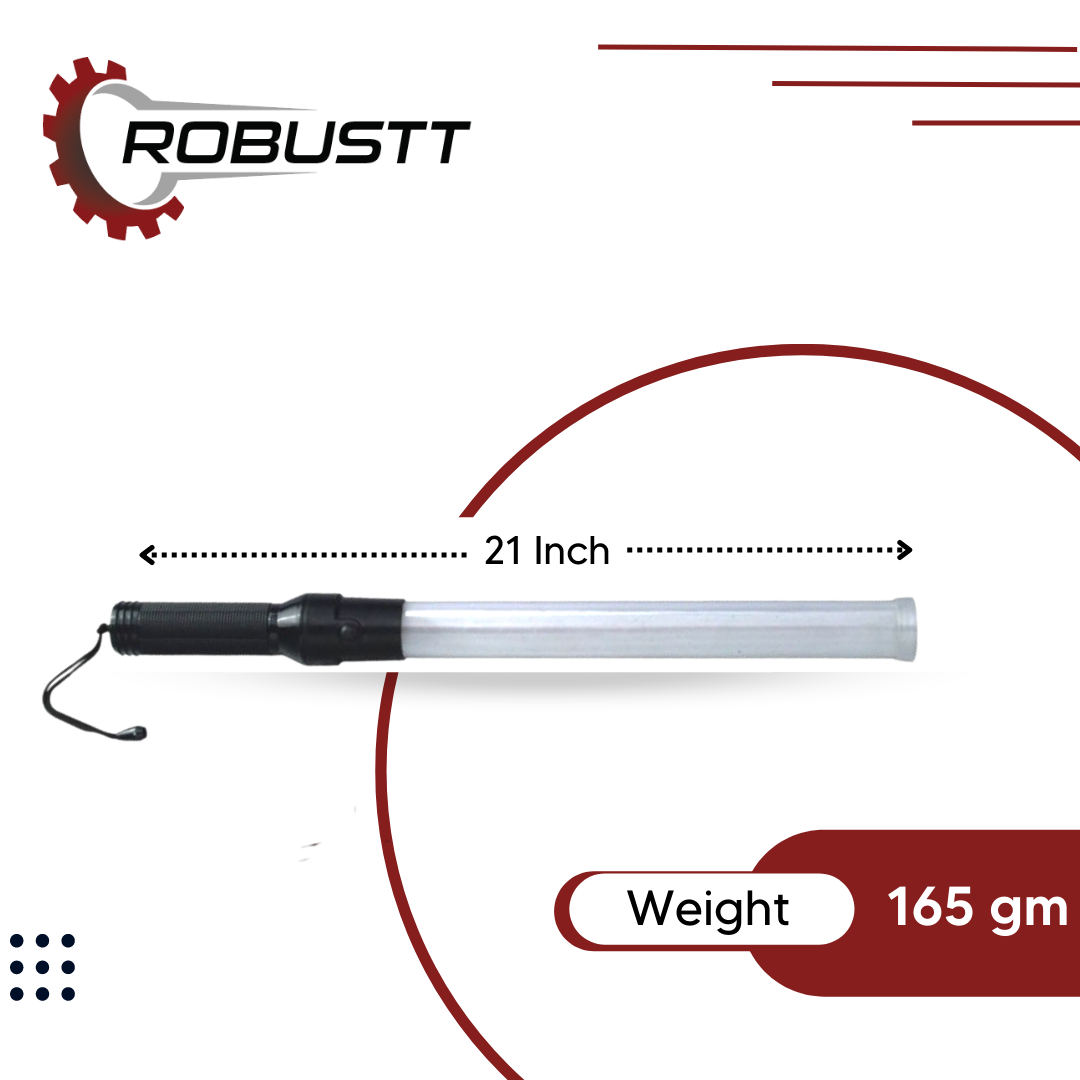 21 Inch Stick Buy Rechargeable Traffic Baton Light Stick (21 Inch) Online – Robustt