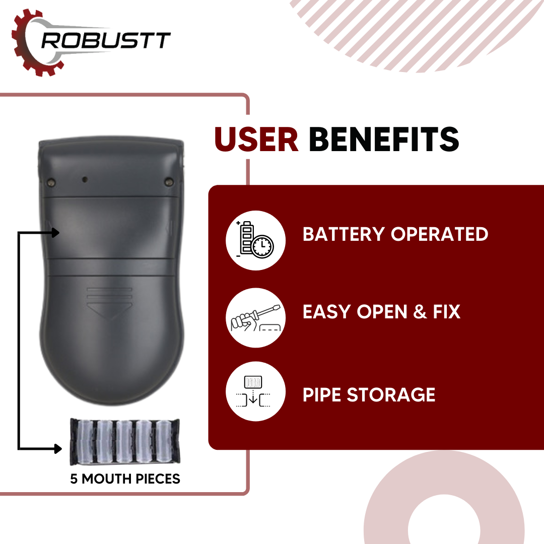 Buy Digital Alcohol Tester with LCD Display Portable Breathalyzer Online –  Robustt