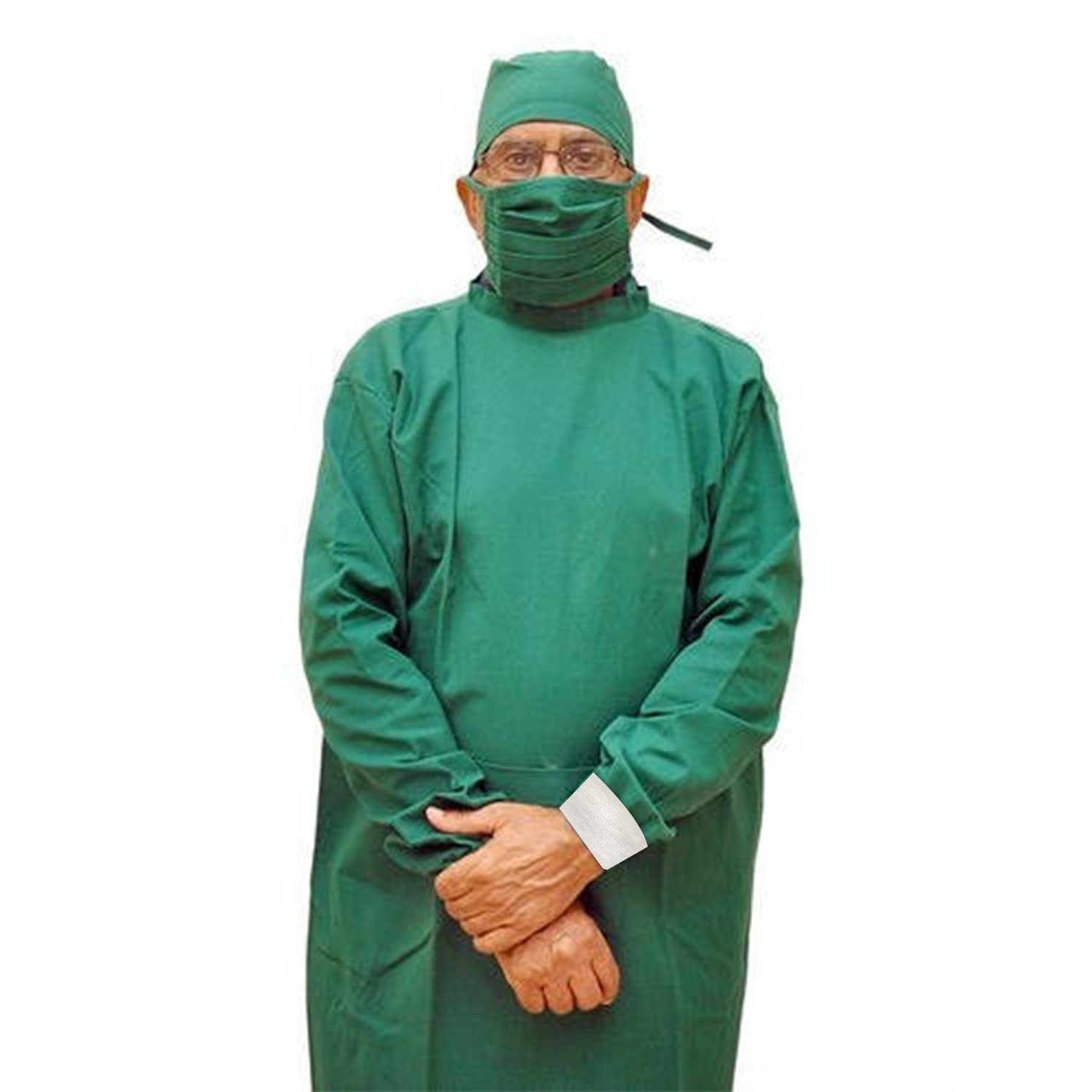 Suergery Mask Buy Reusable Surgical Gown (Green) with Cotton Mask – Robustt