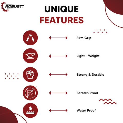 Robustt Polycarbonate Security/Police Stick High Impact resistance, Durable, Light weight, Scratch proof, Anti Slip Bottom