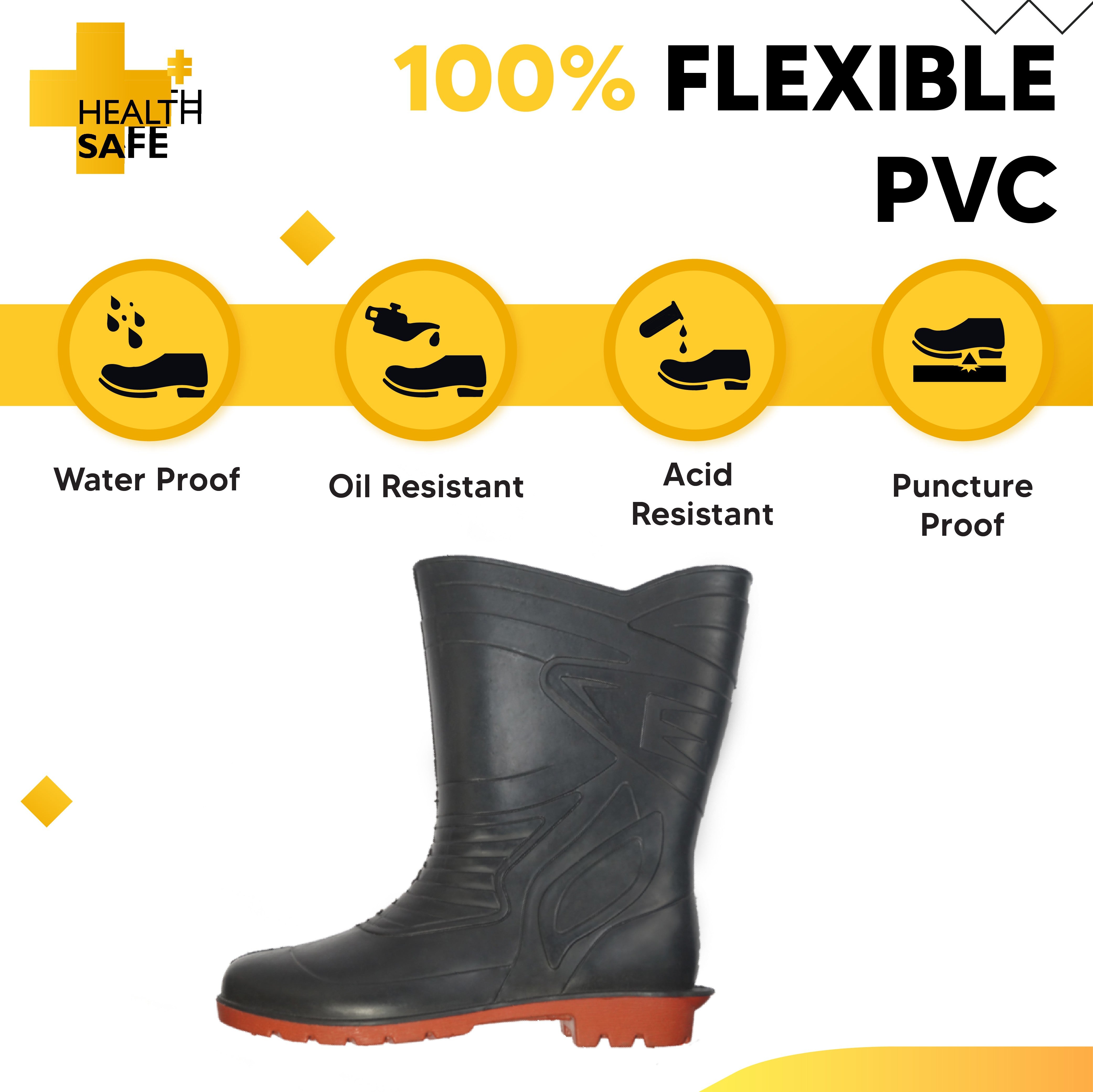 Gumboot Racking Buy Safety Gumboots Shoes (Red) for Men and Women – Robustt