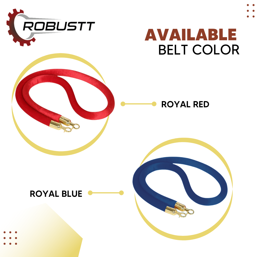 Queue Manager Red Rope Buy Luxury Golden Queue Manager with Red Velvet Rope – Robustt