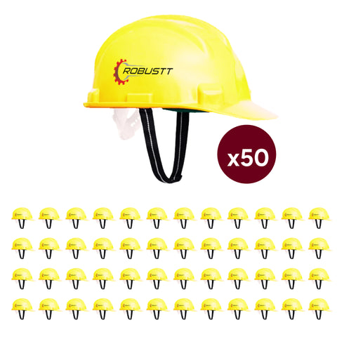 Robustt X Shree JEE Nape Type Adjustment-Safety Helmet, Construction Helmet, Protection For Outdoor Work Head Safety Hat
