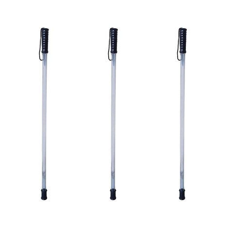 Robustt Polycarbonate Security/Police Stick High Impact resistance, Durable, Light weight, Scratch proof, Anti Slip Bottom