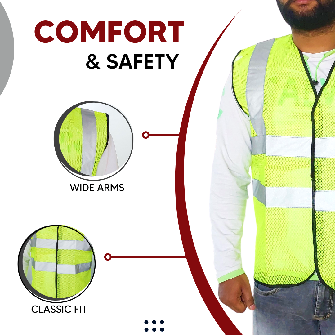 Safety green jacket on sale