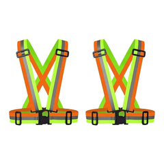 Buy High Visibility Reflective Safety Cross Vest Dual Color