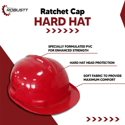 Robustt X Shree JEE Nape Type Adjustment-Safety Helmet, Construction Helmet, Protection For Outdoor Work Head Safety Hat